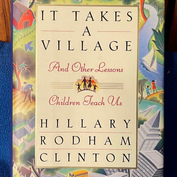 It Takes a Village - Gutsy Women - Hillary Rodham Clinton - 2 HB Books - Picture 1 of 4